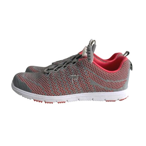 Propet TravelWalker evo coral/grey sneaker 7 NARROW - Picture 2 of 13